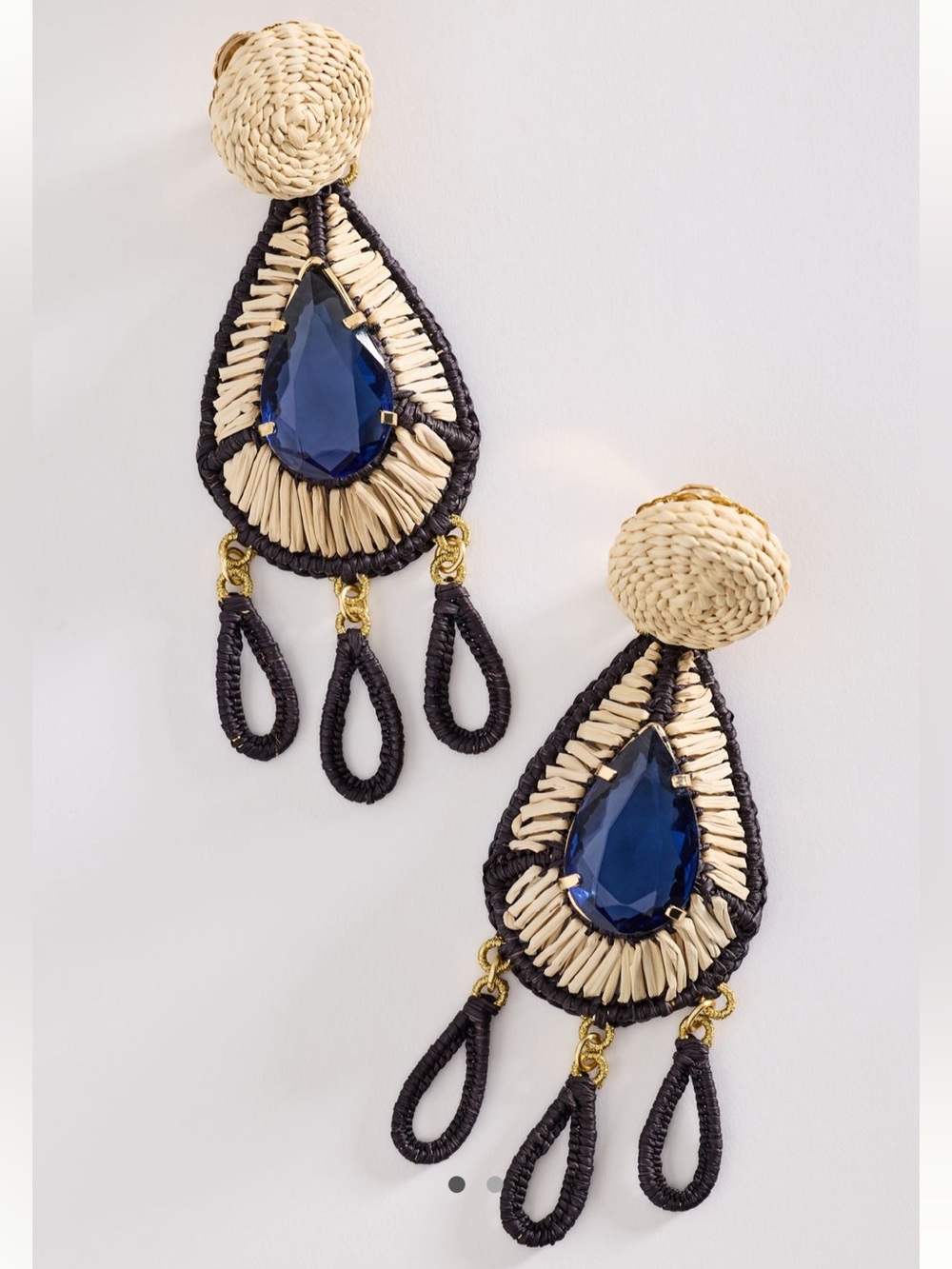 Mercedes Salazar Midnight Clip-On Earrings